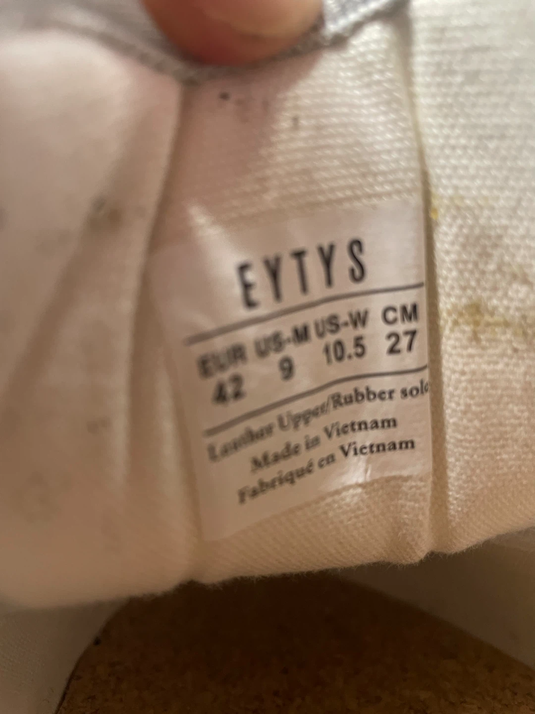 Eytys Mother Suede Sneakers Cloud US-M 9 - photo 3