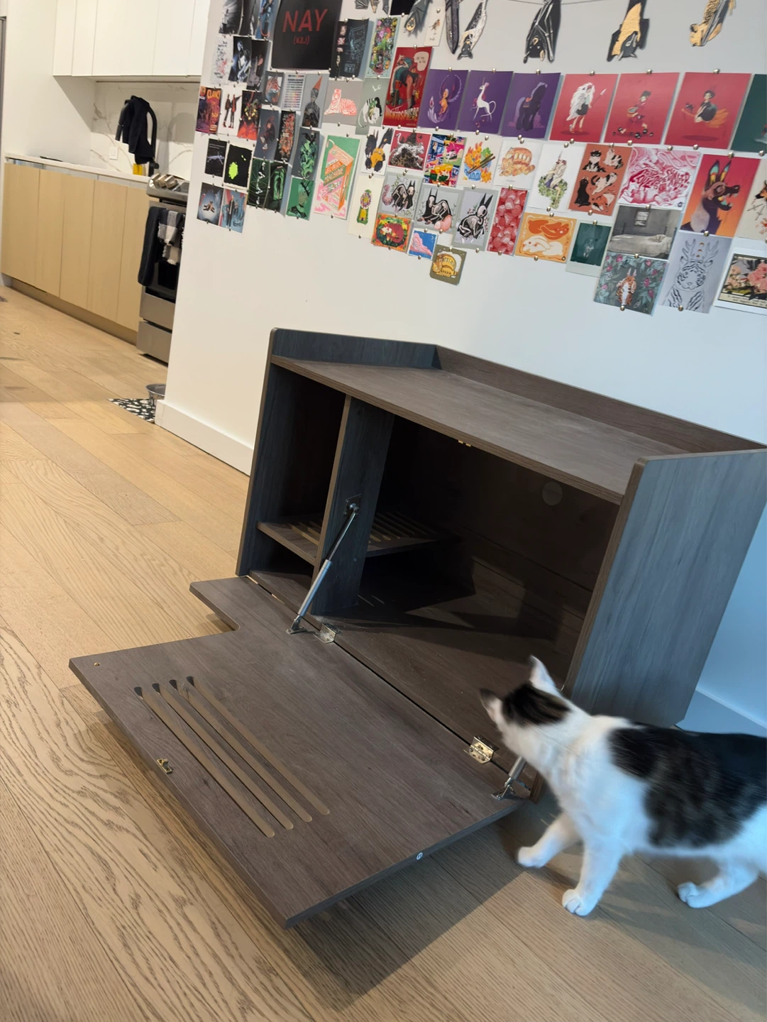 Wooden Litter Box Enclosure - photo 3