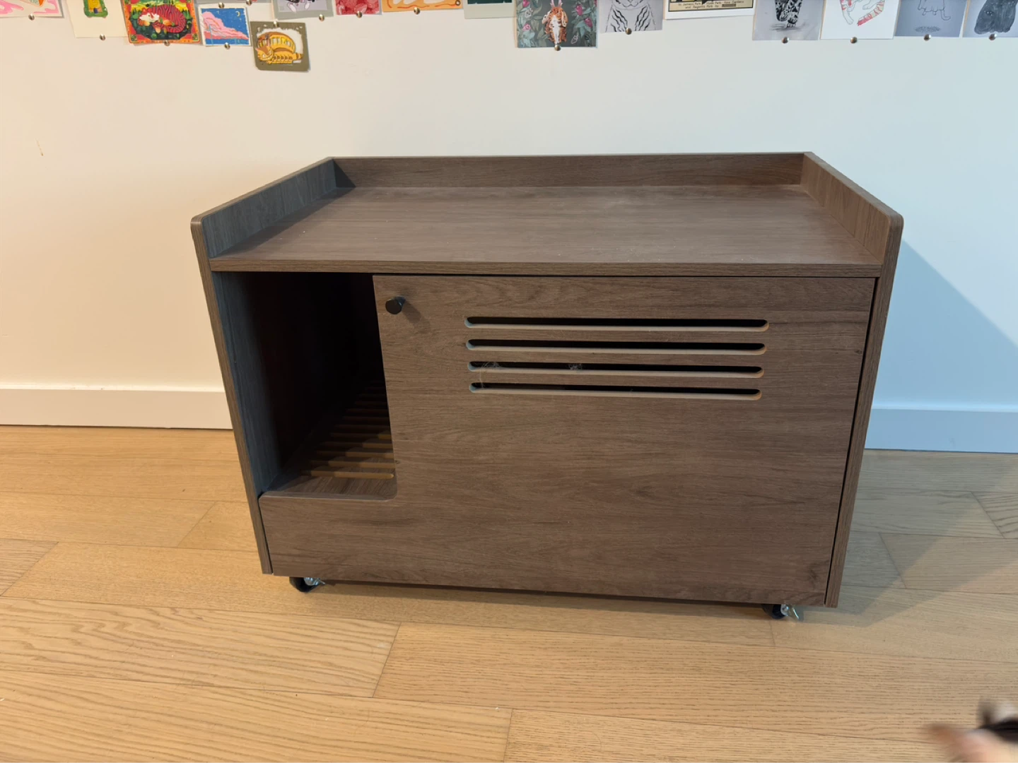 Wooden Litter Box Enclosure