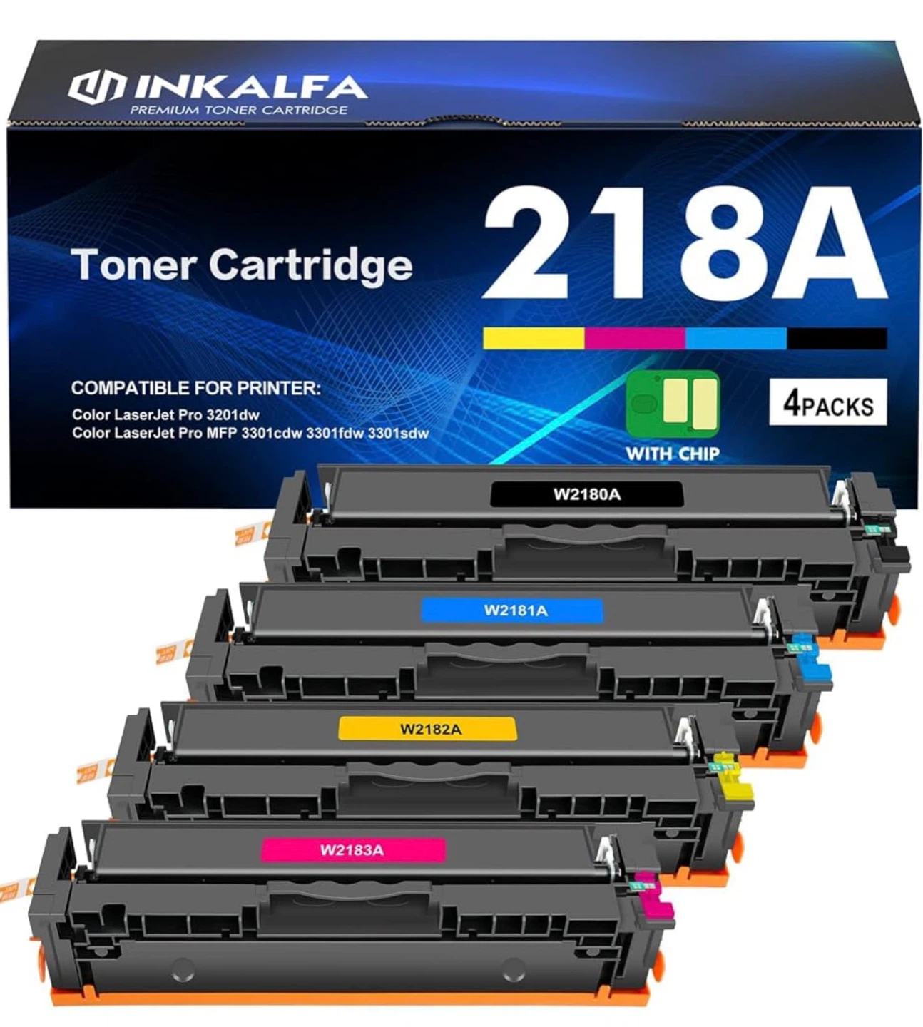 218A Toner Cartridge 4-Pack  Pro MFP 3201dw - photo 4