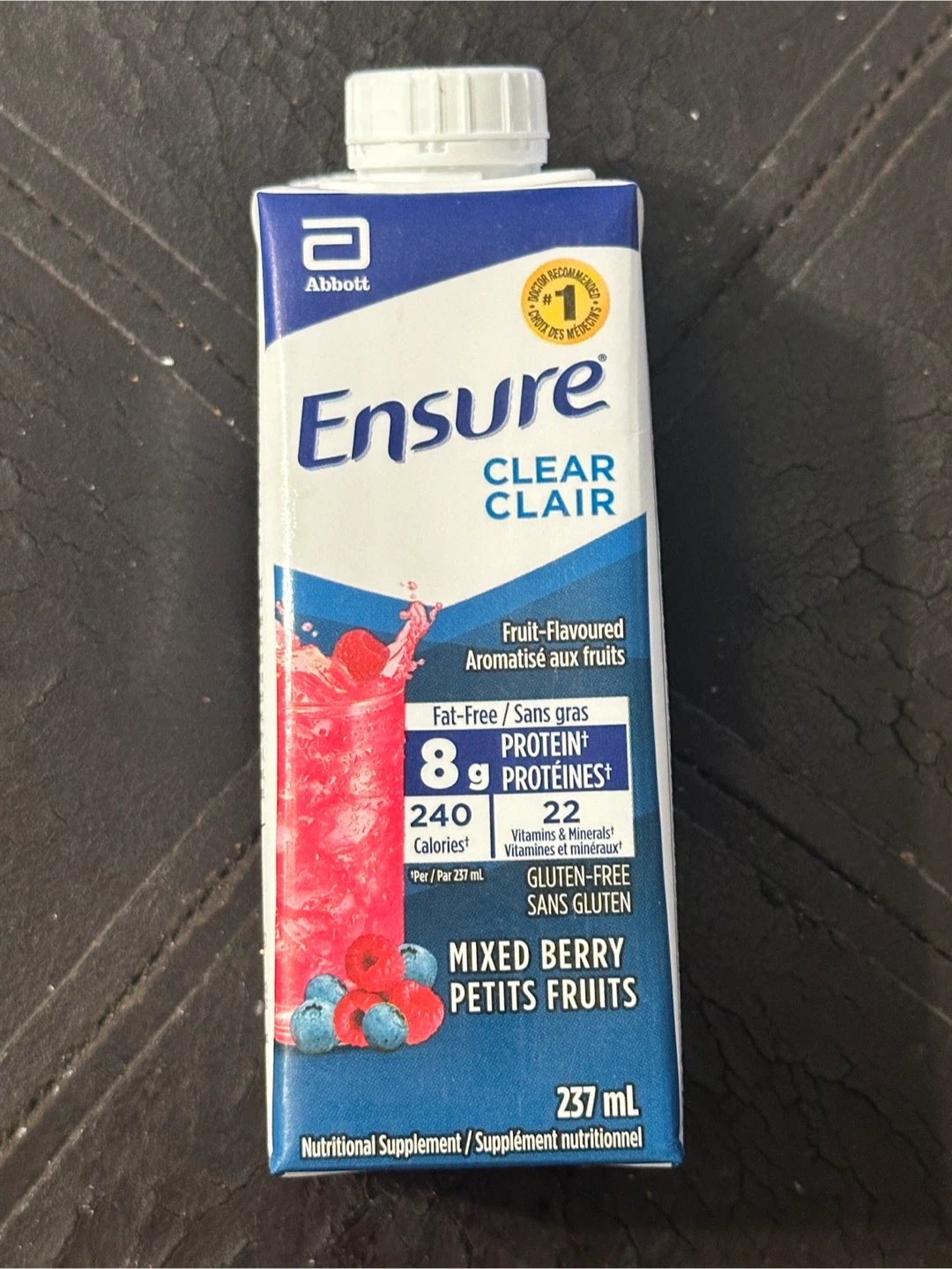 15 x Ensure Clear Mixed Berry Nutritional Drink