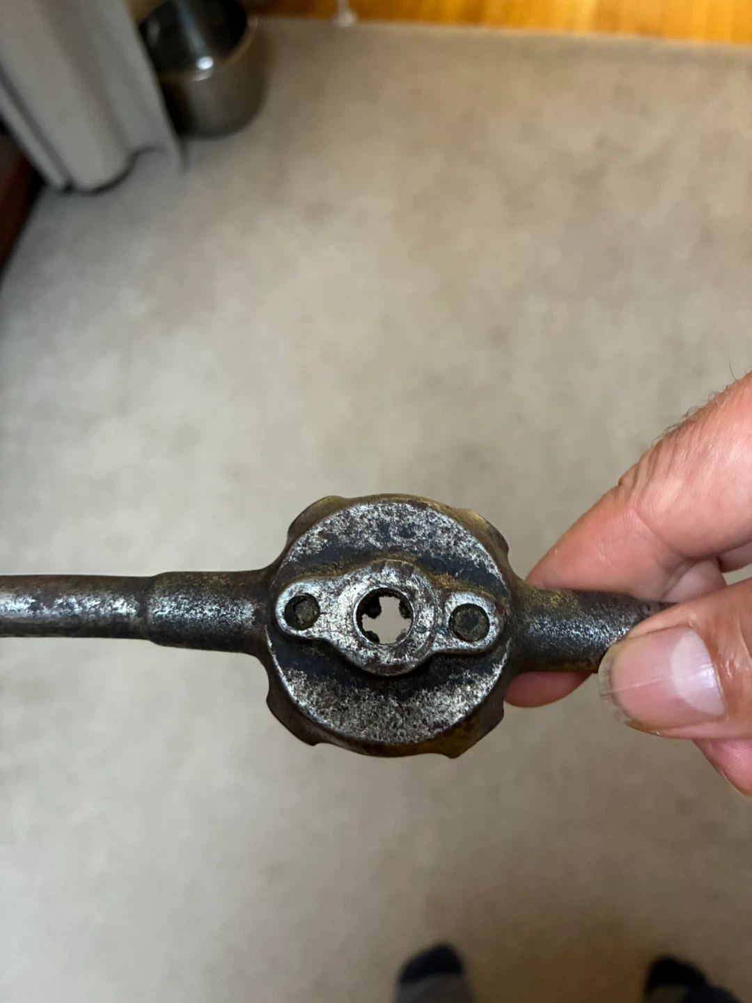 Antique Vintage A.B. Jardine & Co 5/16-18 Split Threading Die - photo 2