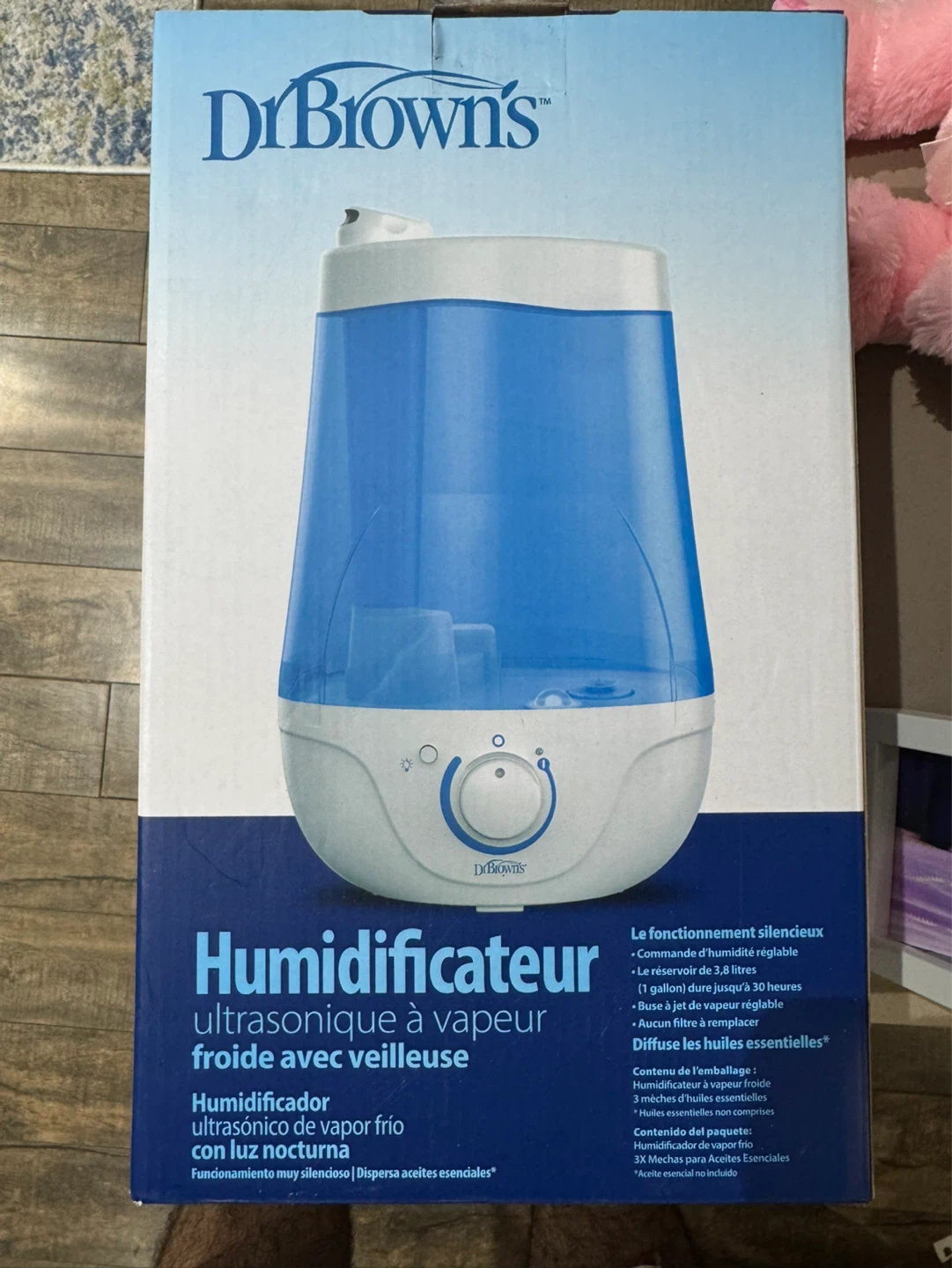 Dr. Brown's Ultrasonic Cool Mist Humidifier with Nightlight - photo 3