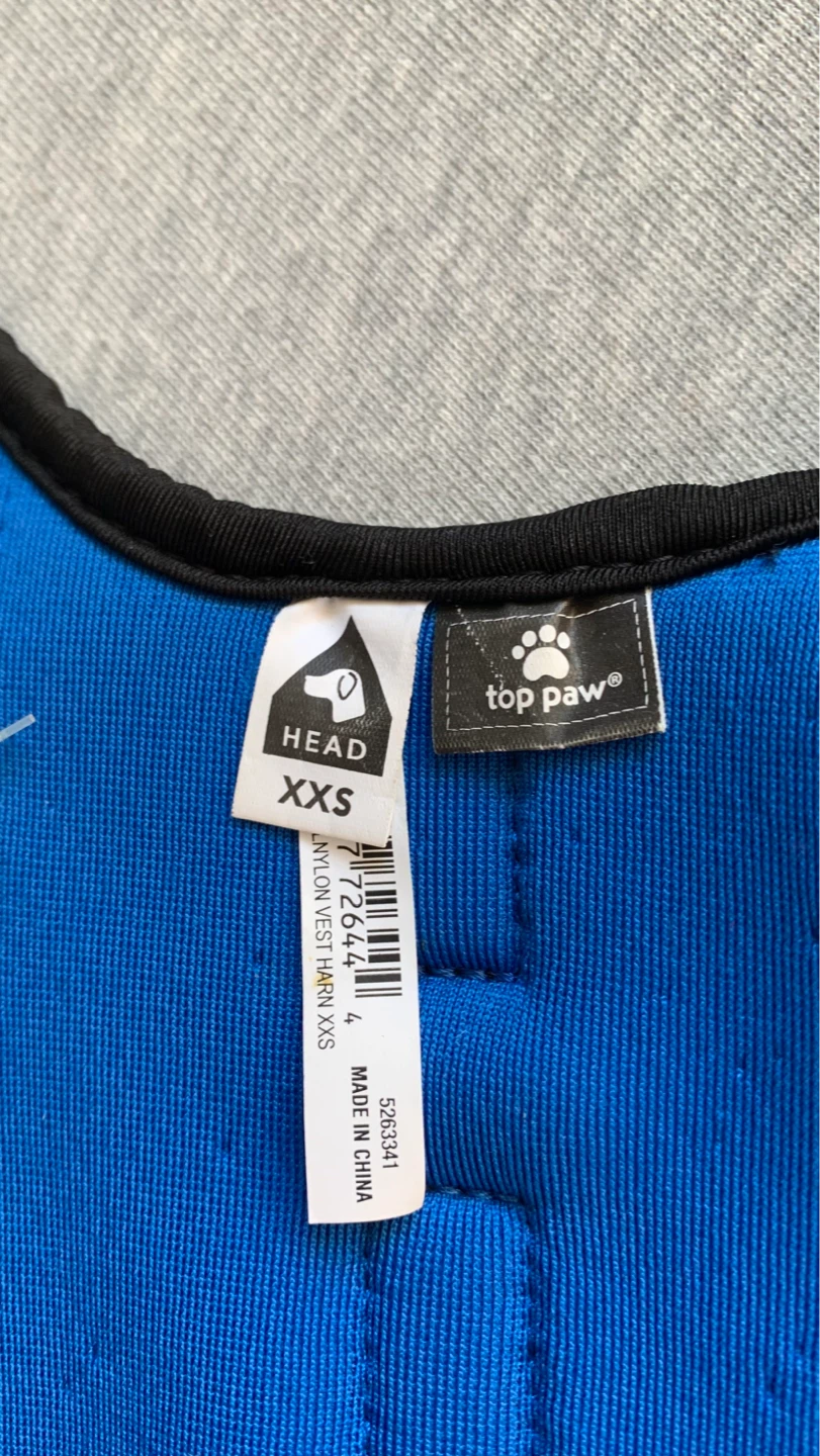 Top Paw Blue XXS Dog Harness Vest - photo 4