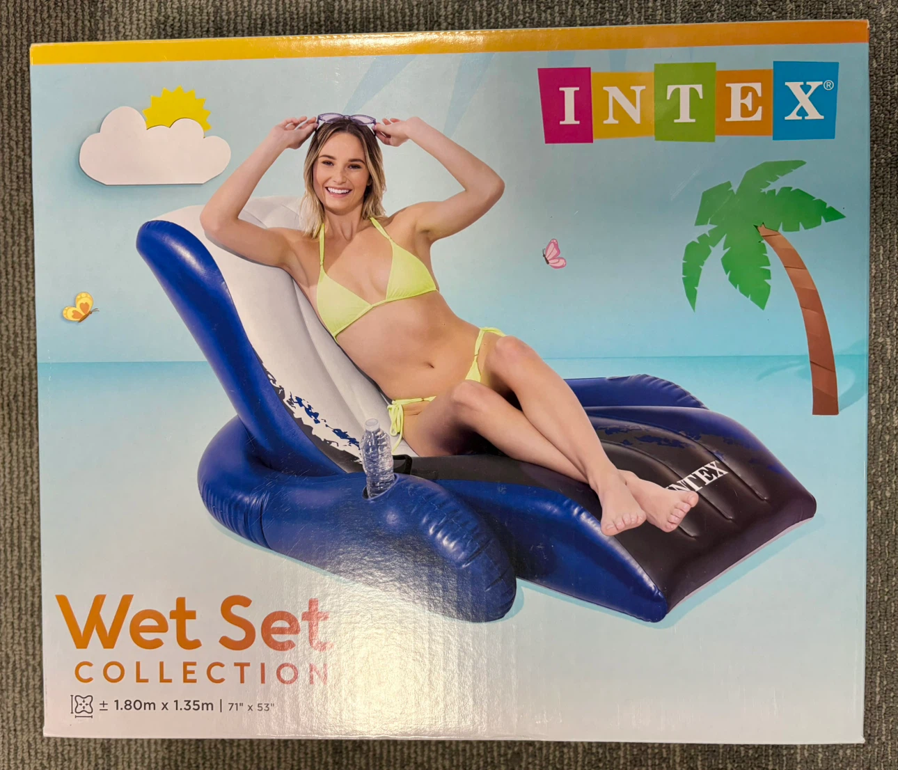 Intex Wet Set Collection Inflatable Lounger