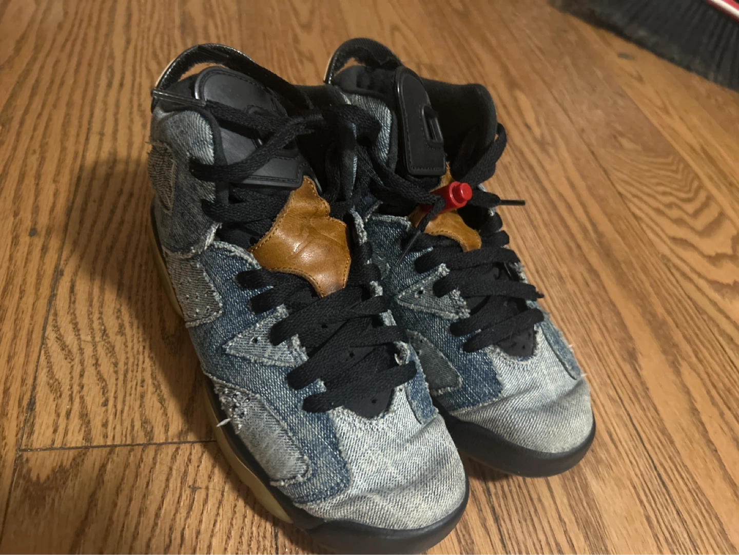 Air Jordan 6 Retro Denim Sneakers - photo 2