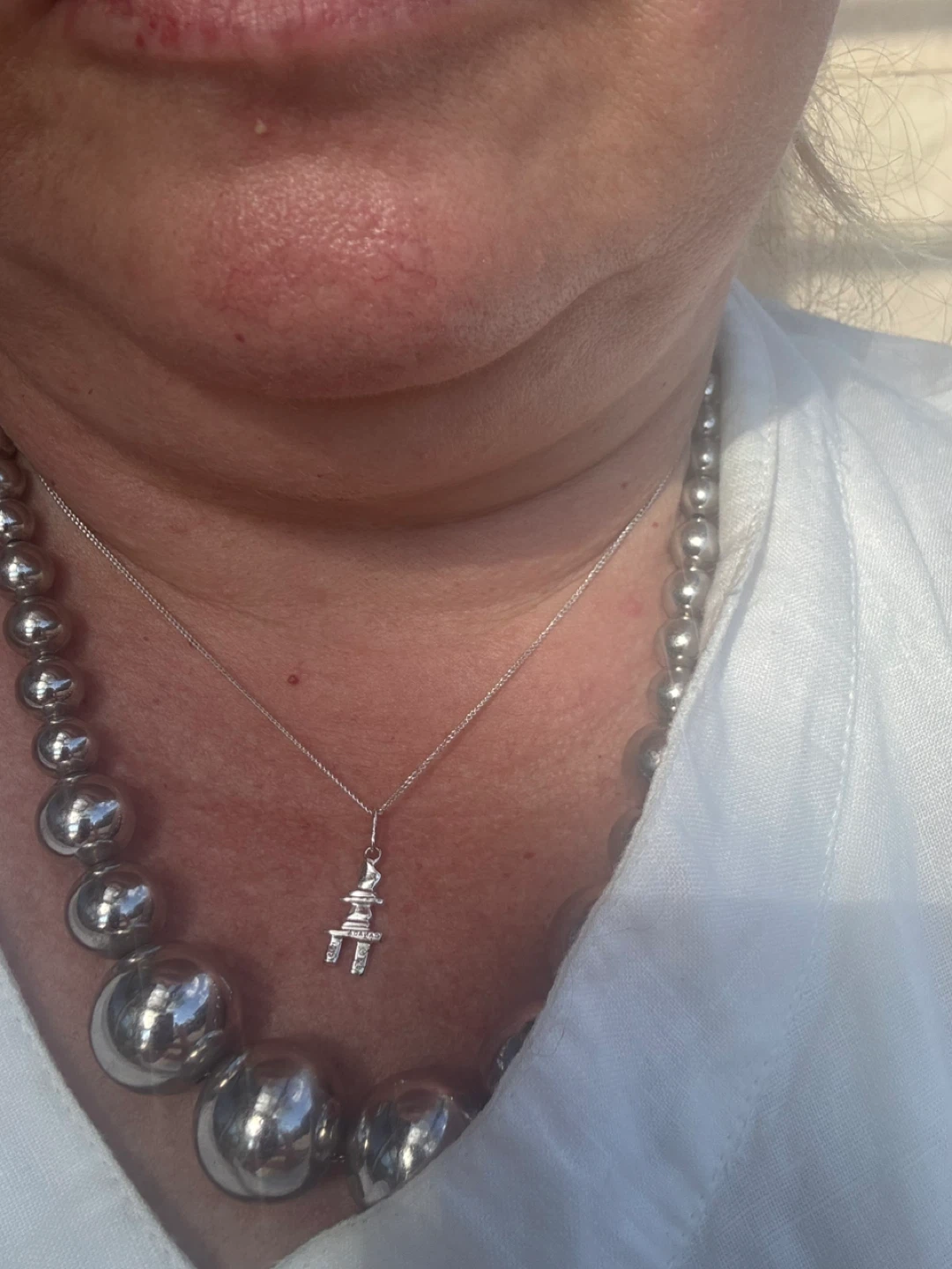 CJC Design Silver Inukshuk Necklace - photo 3