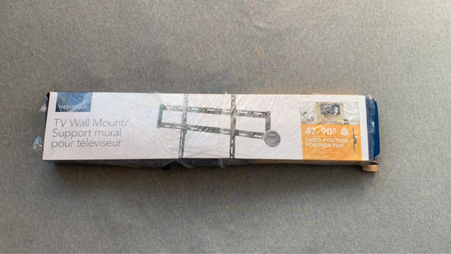 TV Wall Mount for 47-90" - UNSURE IF ALL PARTS IN BOX