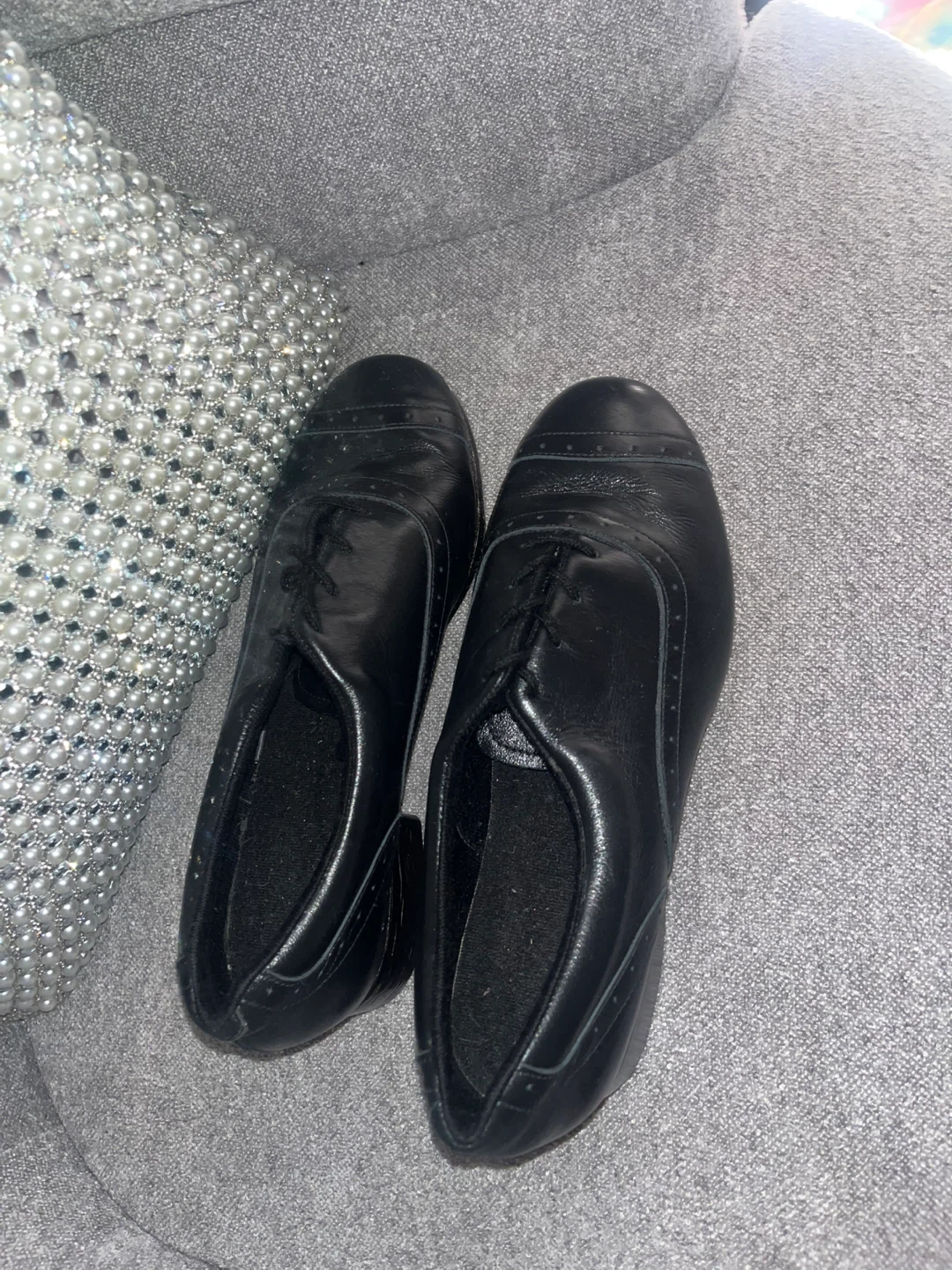 So Danca Bloch Black Leather Tap Shoes
