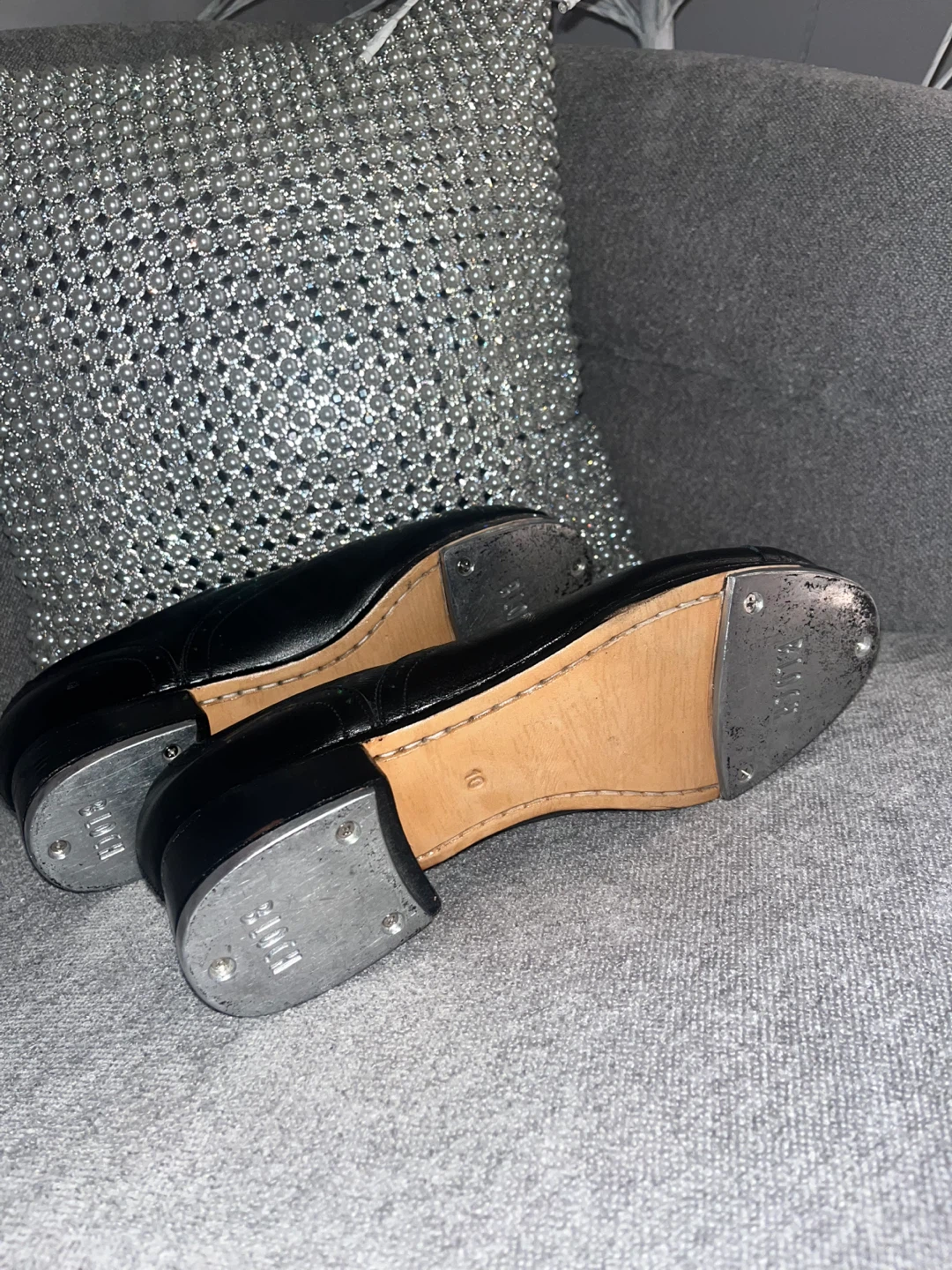 So Danca Bloch Black Leather Tap Shoes - photo 3