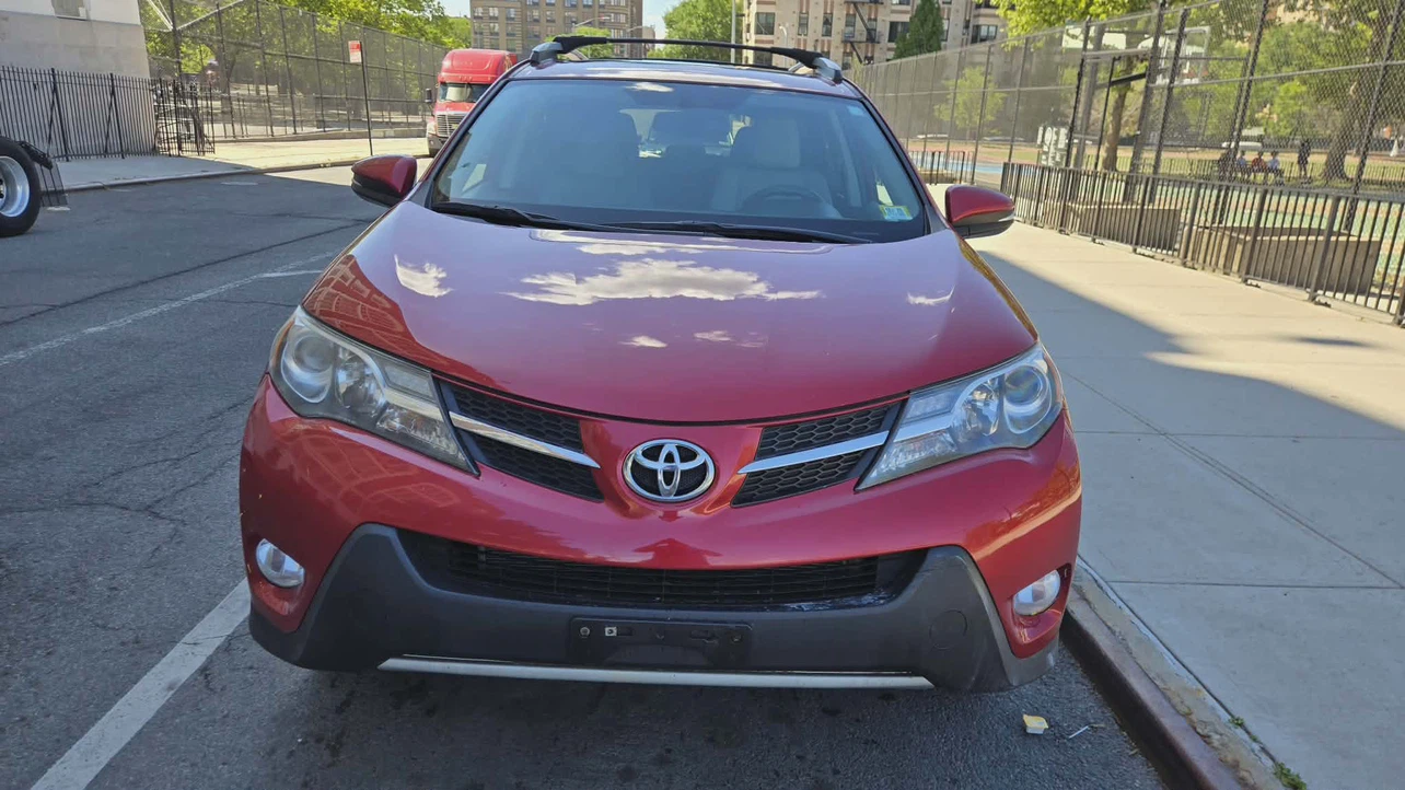 Red Toyota RAV4
