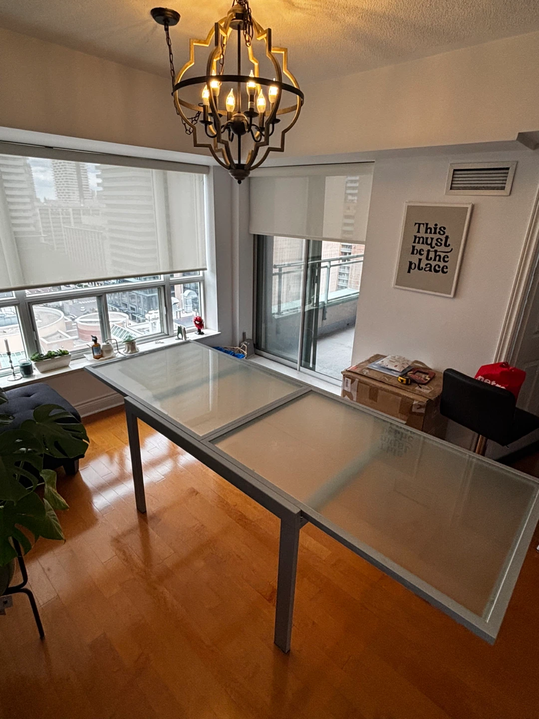 Extendable Glass Dining Table - photo 2