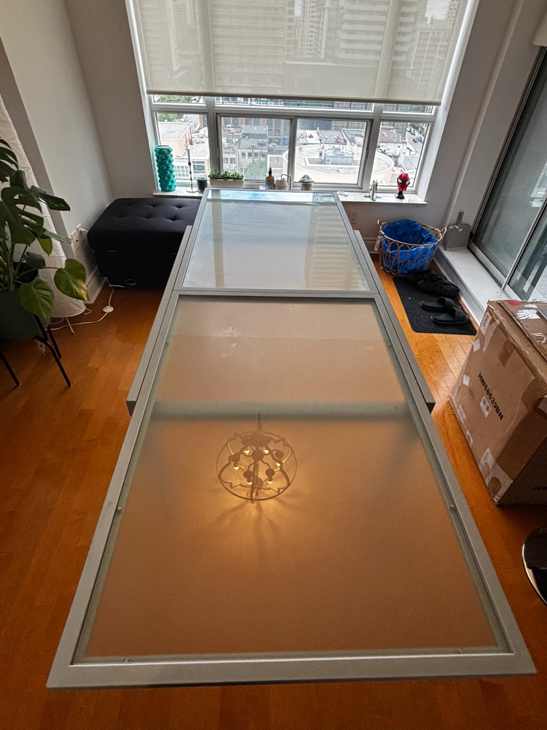 Extendable Glass Dining Table - photo 3