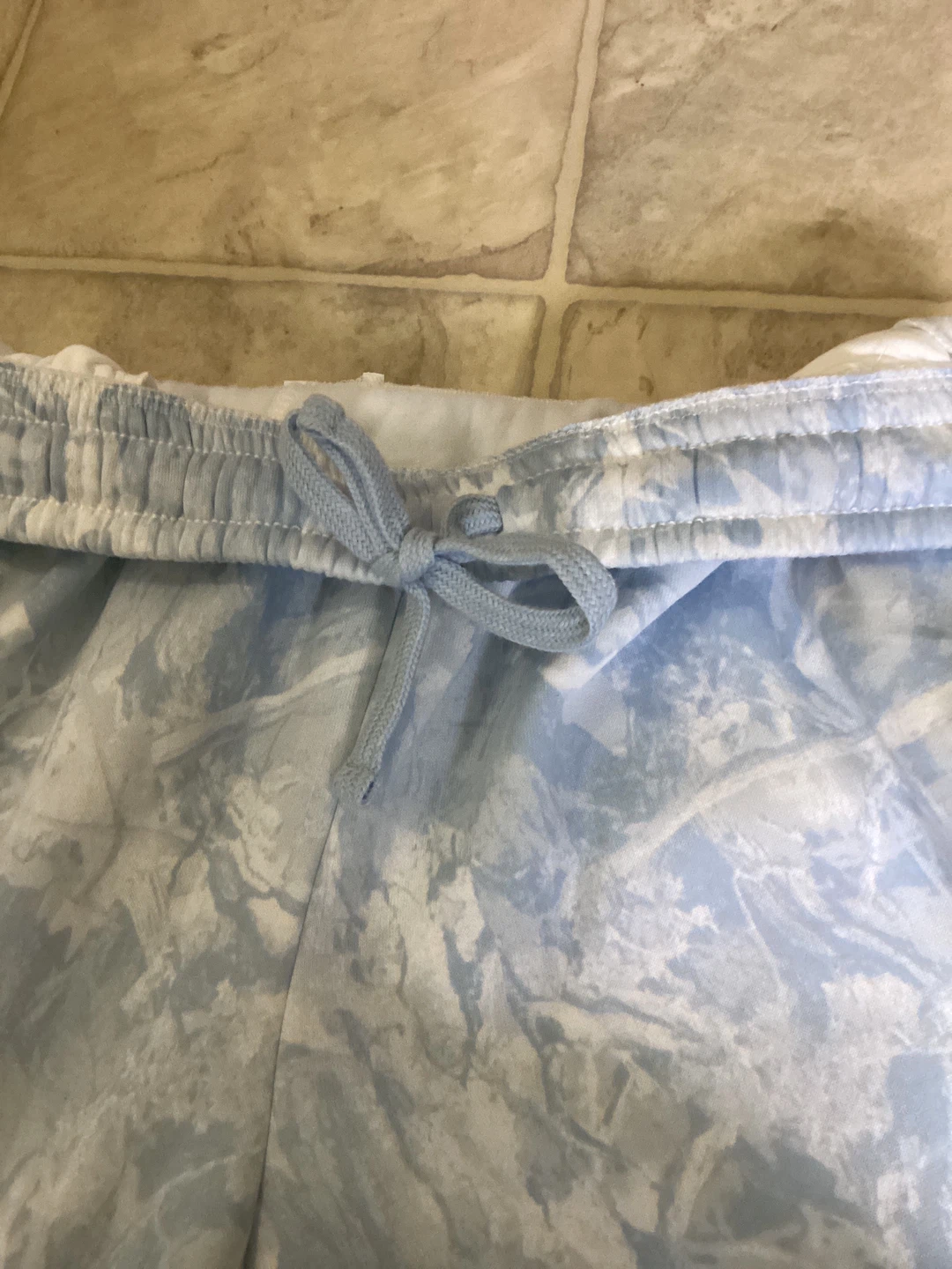 Light Blue Tie-Front Sweatpants - photo 3
