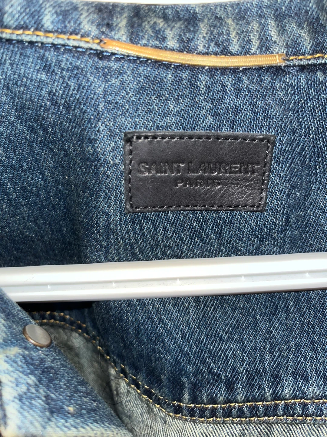 Saint Laurent Blue Denim Jacket - photo 2