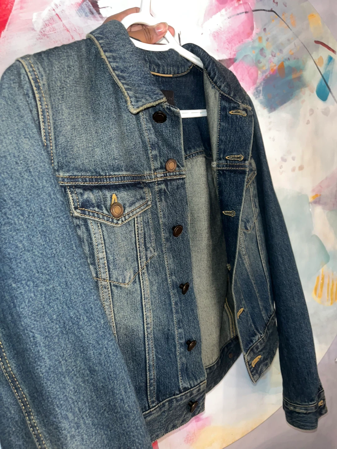 Saint Laurent Blue Denim Jacket - photo 3