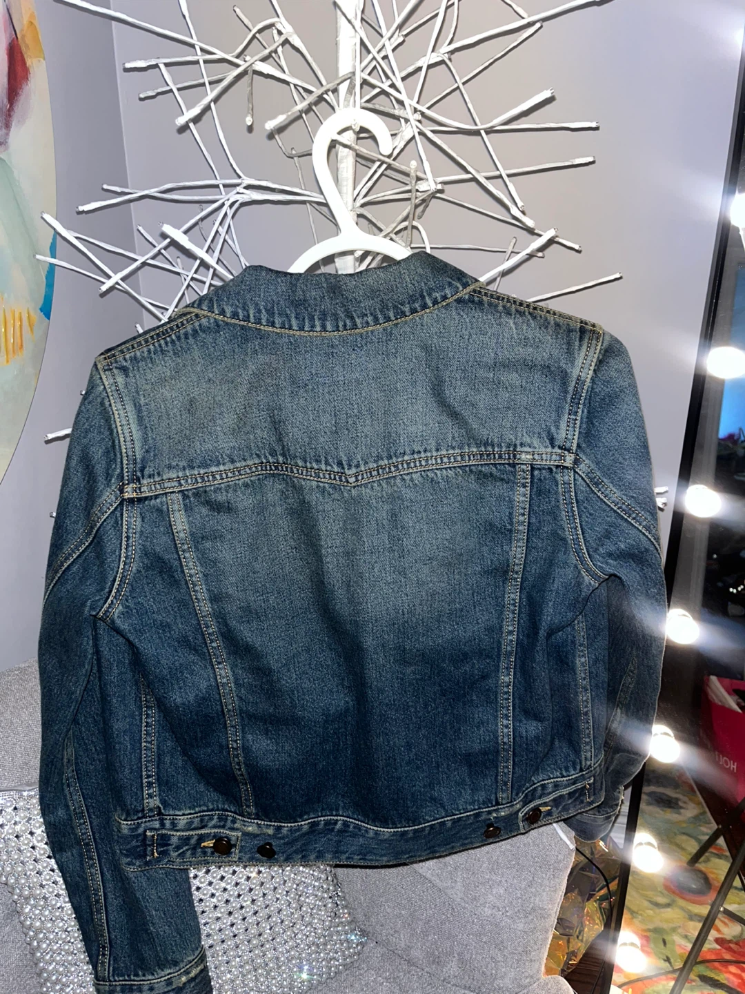 Saint Laurent Blue Denim Jacket - photo 4