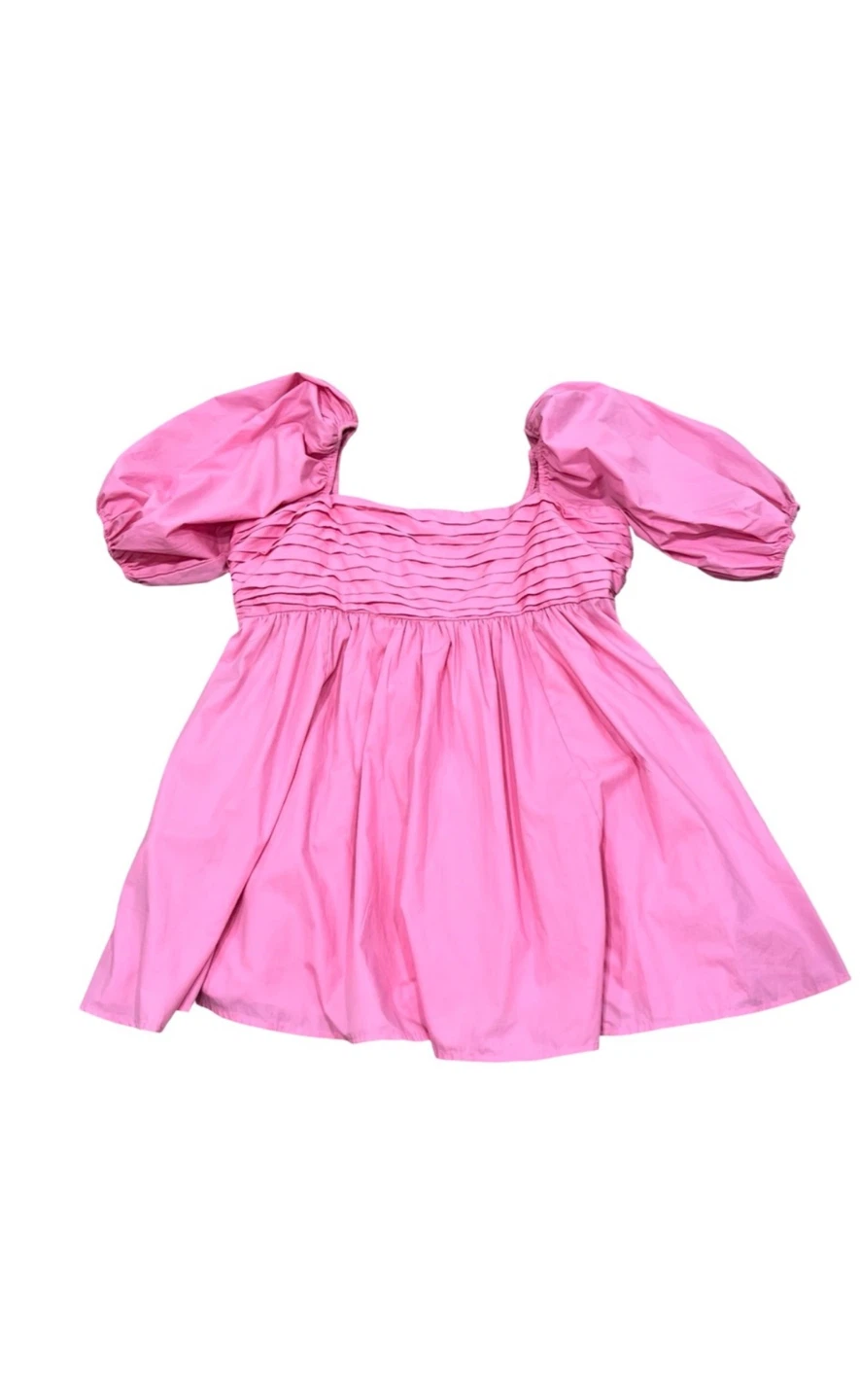 Abercrombie Emerson Pink Babydoll Mini Dress Wedding Guest - photo 5