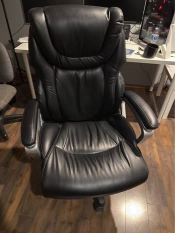 Black Leather Office Chair