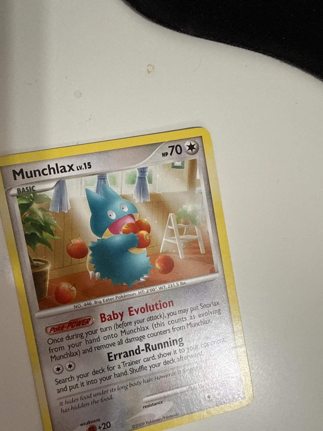 Munchlax 70/111 Rising Rivals 2009 Pokémon TCG regular non holo - photo 4