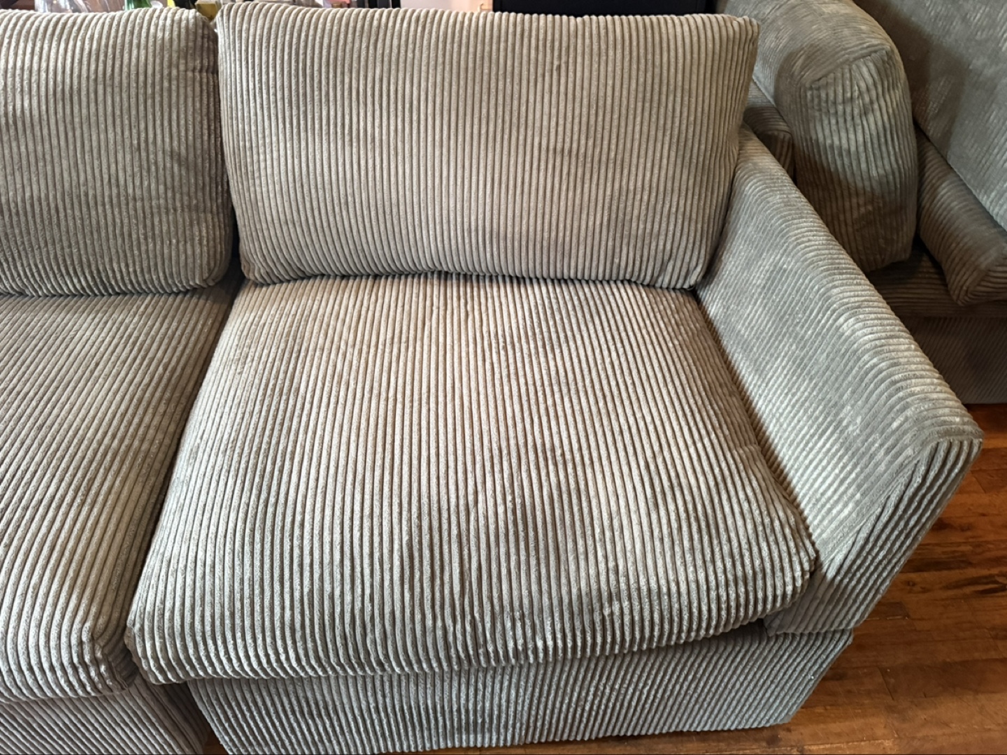 Corduroy Sofa Section - photo 3