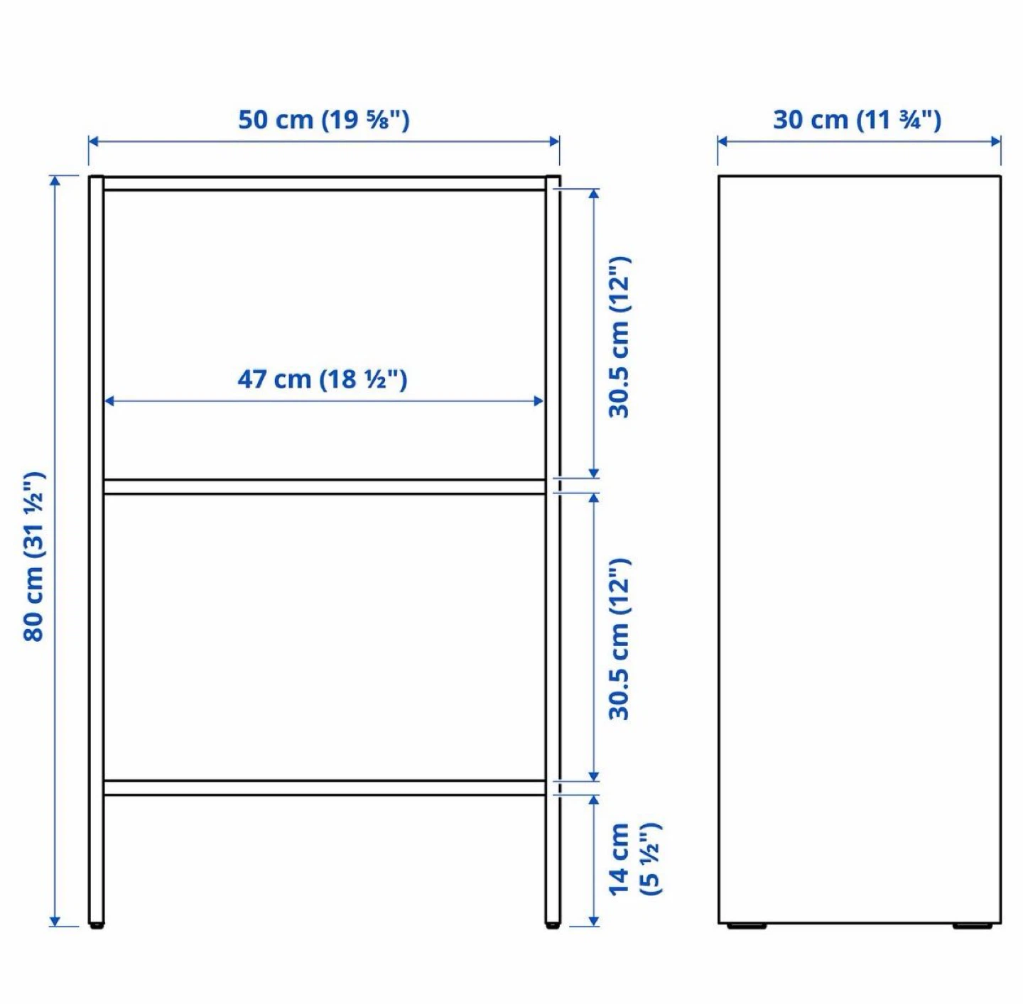 White Shelf Unit - photo 4