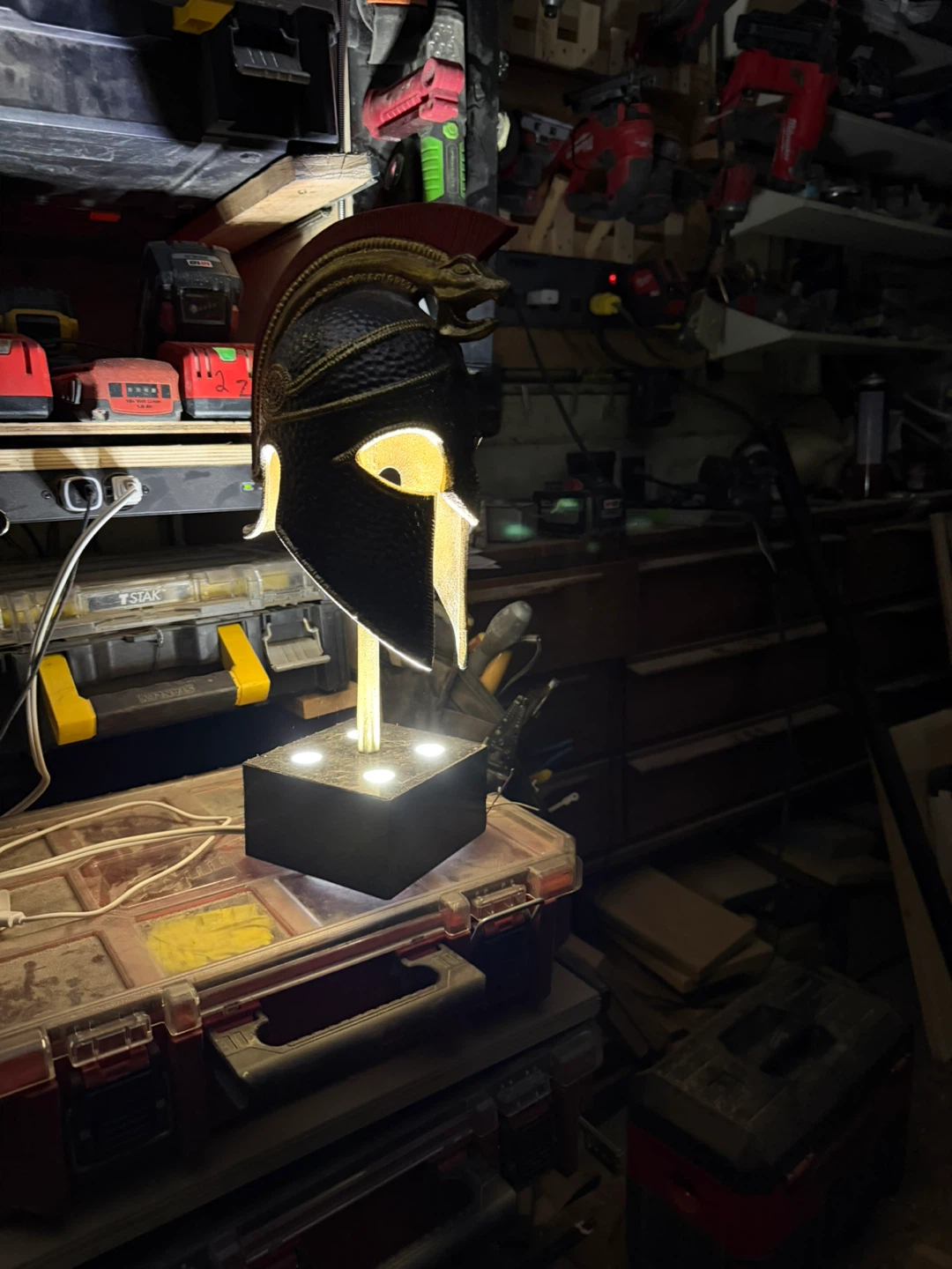 Spartan Helmet Lamp with LED Base - photo 5