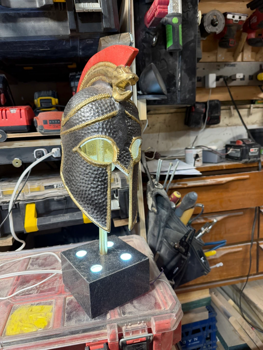 Spartan Helmet Lamp with LED Base - photo 2