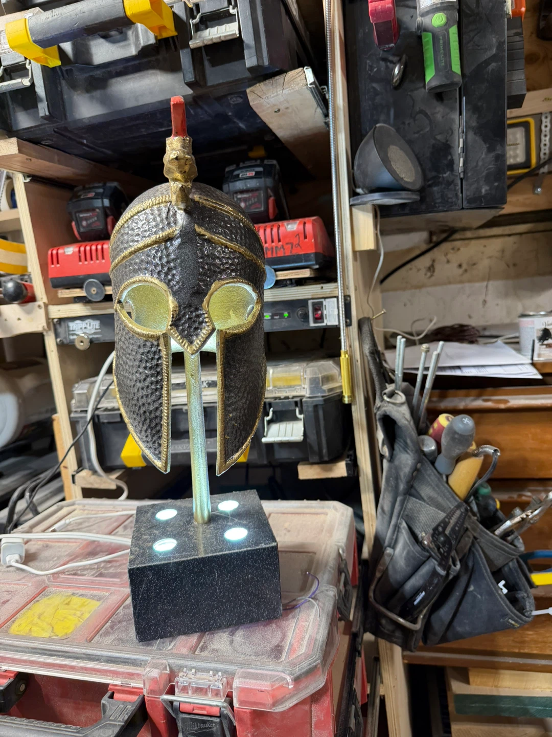 Spartan Helmet Lamp with LED Base - photo 3