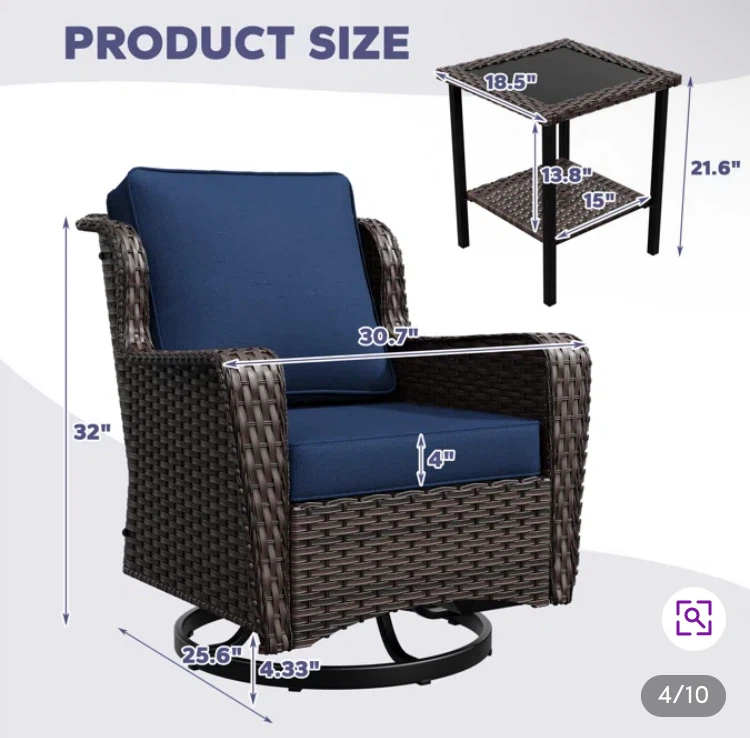 2 piece patio set - photo 2