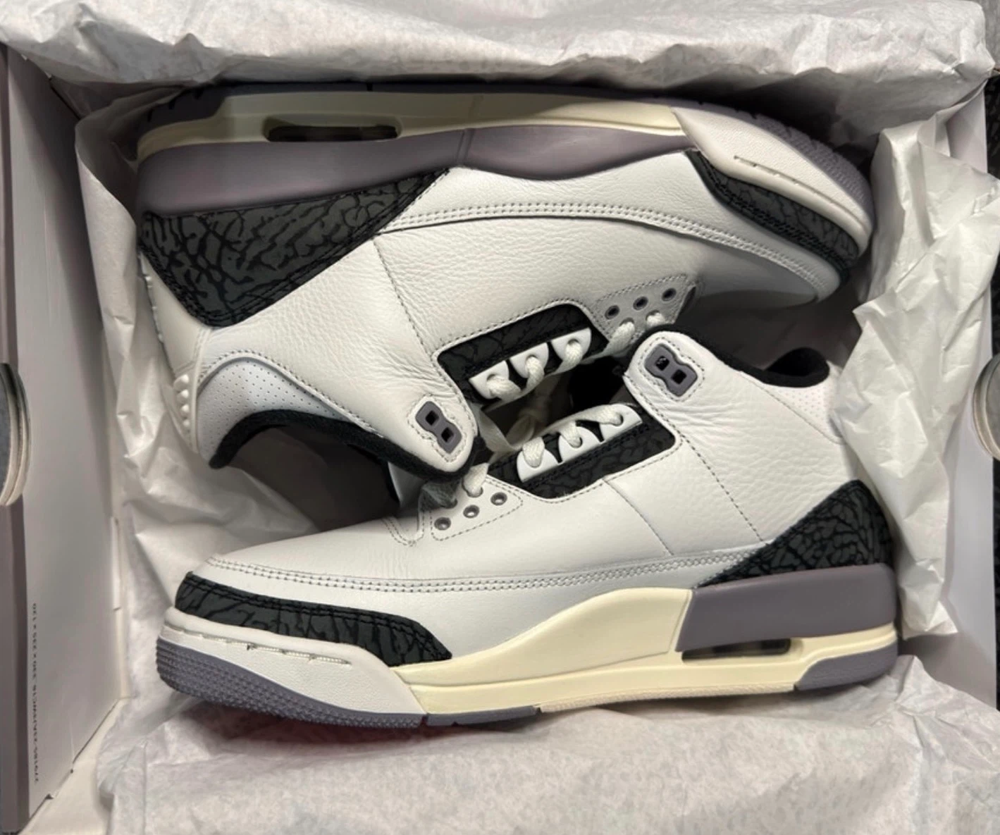 Jordan 3 Grey Cement Sz 13