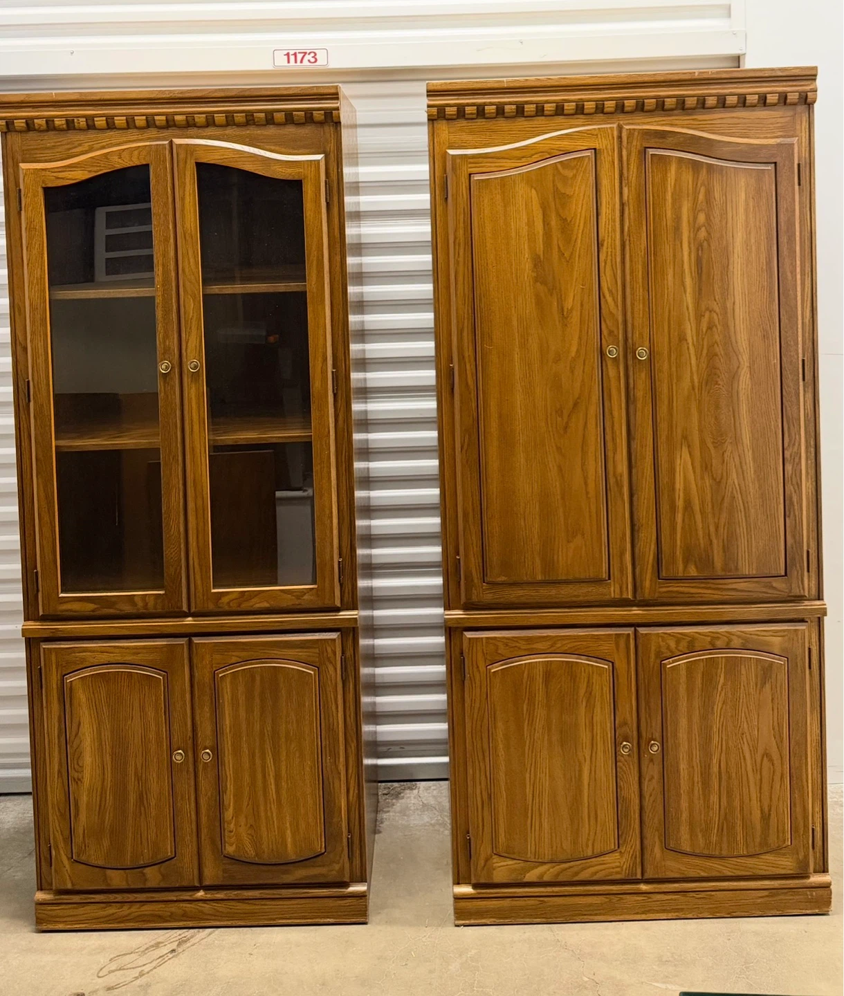 Wooden Bookcase Set