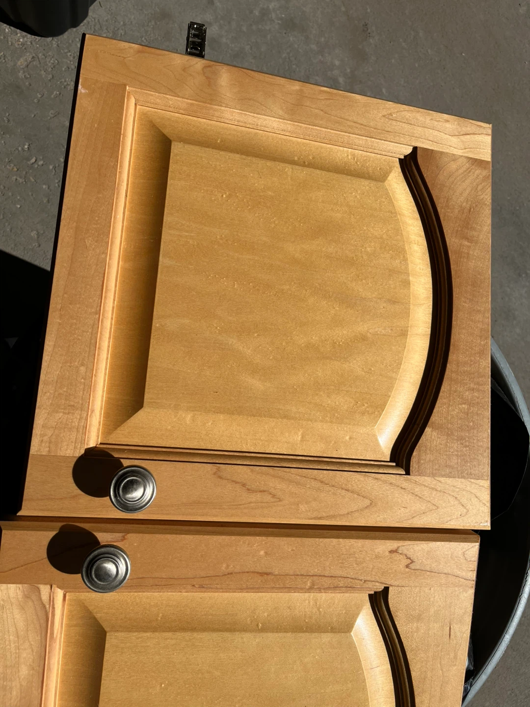 Wooden Kitchen Cabinet Doors with Knobs - photo 2