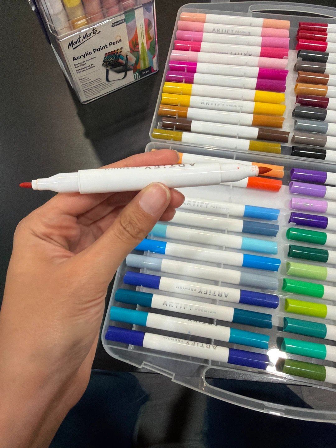 Artify 48 Colors Dual Tipped + Mont Marte 24 Acrylic paint pens - photo 4