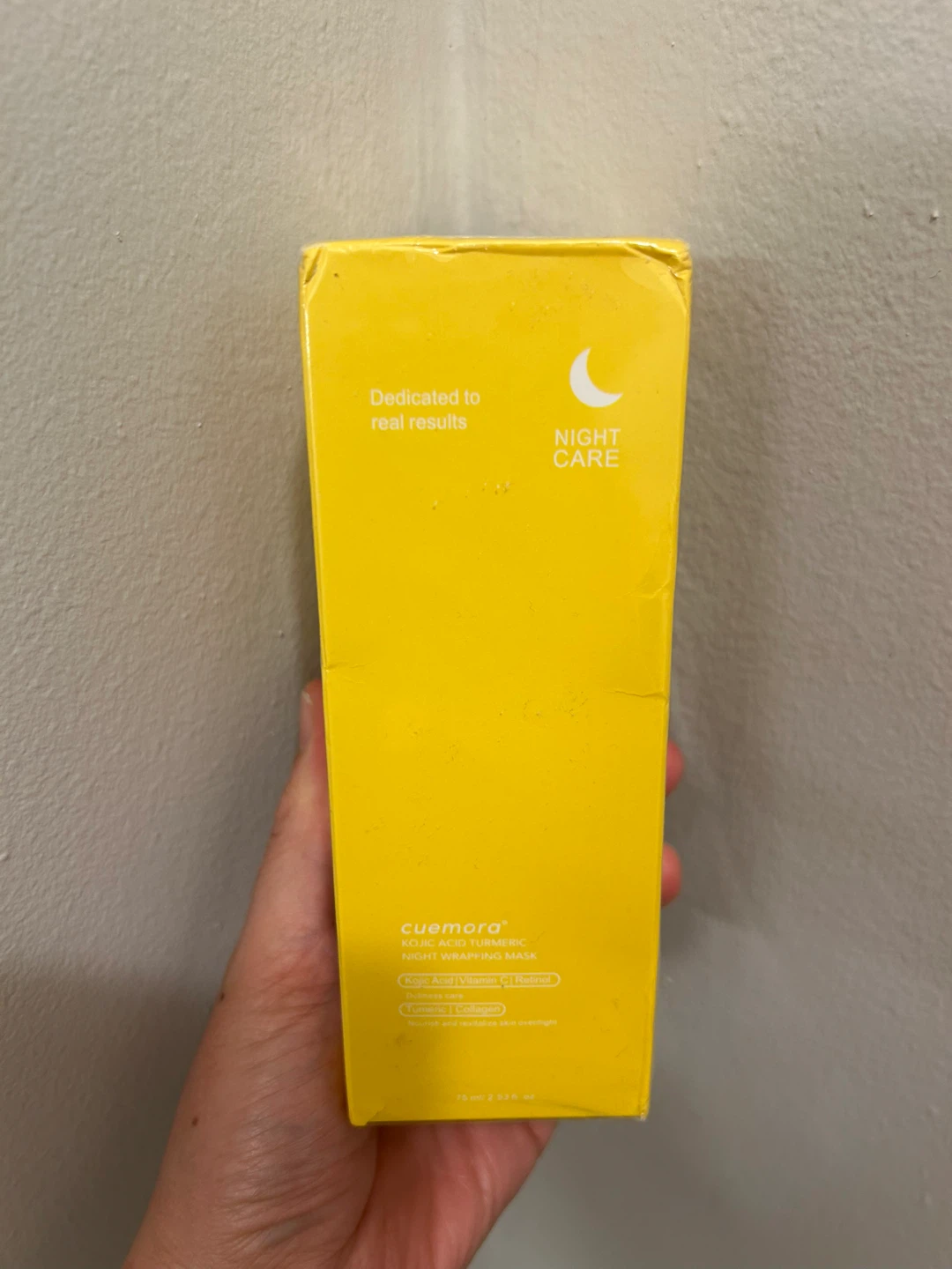 Cuemora Kojic Acid Turmeric Night Wrapping Mask (75ml)