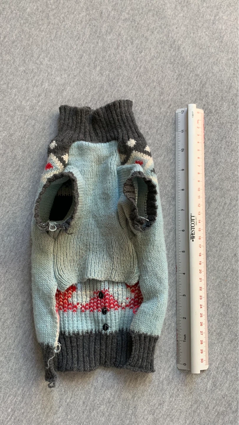 Small Pet Sweater - Snowman Design - photo 2