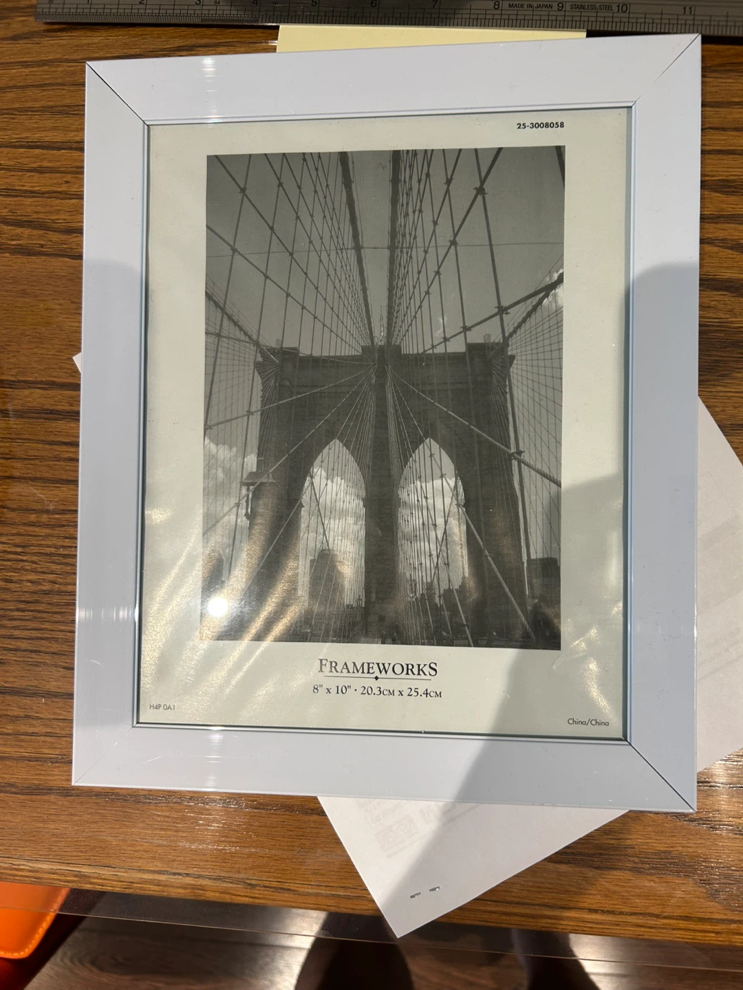 FRAMEWORKS White Picture Frame 8" x 10"