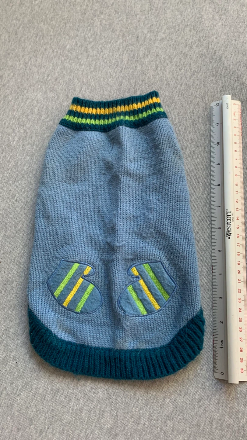 Small Blue Dog Sweater - photo 3
