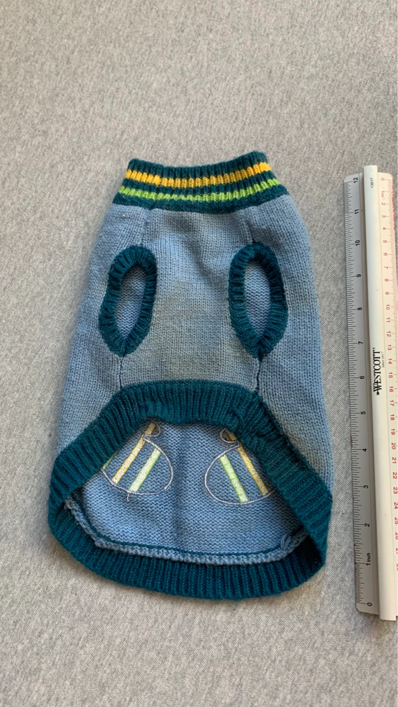 Small Blue Dog Sweater - photo 2
