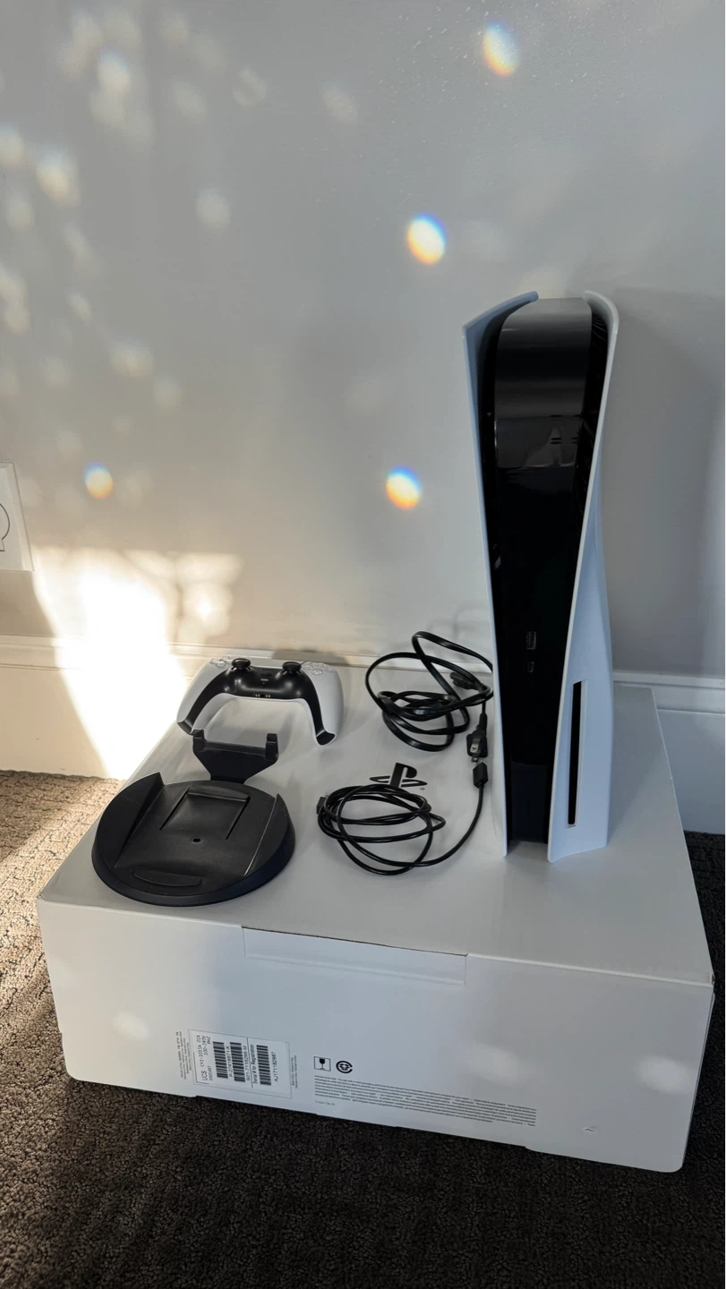 Sony PlayStation 5 Console with Controller and Accessories - photo 2