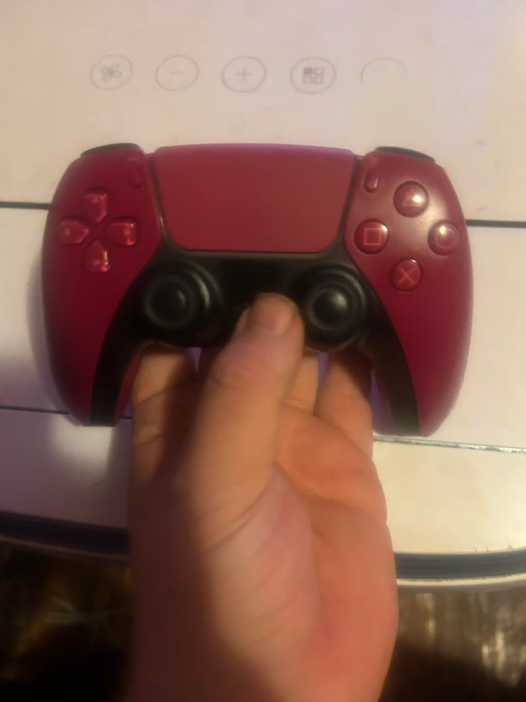 Used Sony PlayStation DualSense Wireless Controller - Red - photo 2