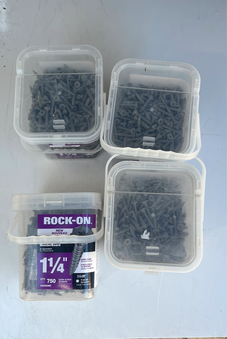 Rock-On 1 1/4" Drywall Screws - 750 QTY - photo 3