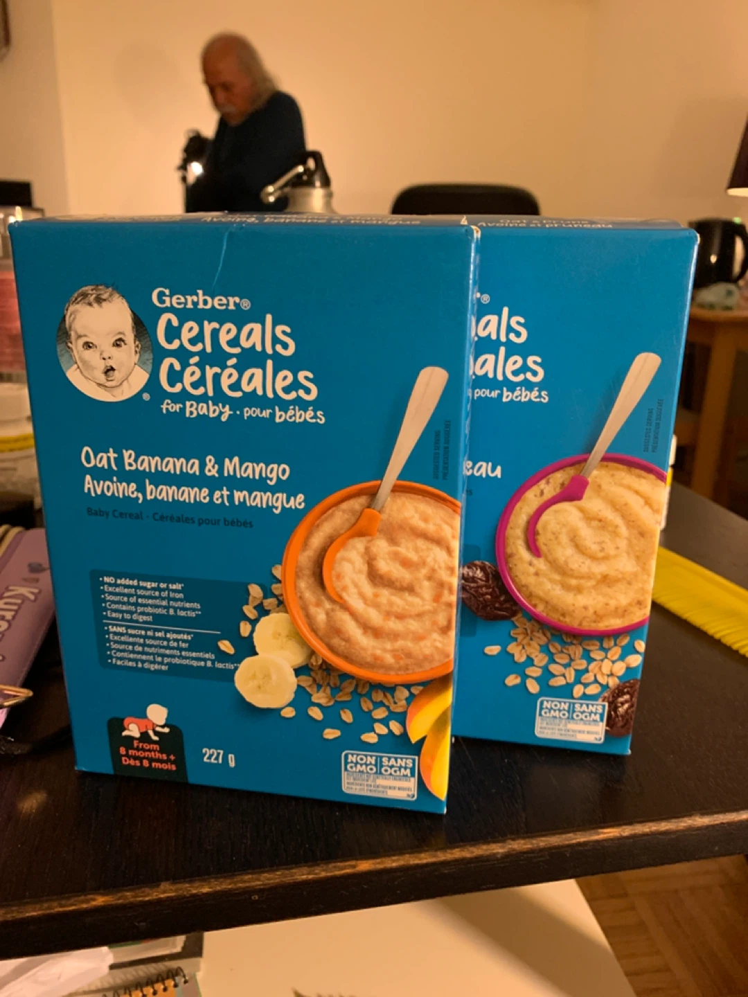 2  Gerber Oat Banana & Mango Baby Cereal