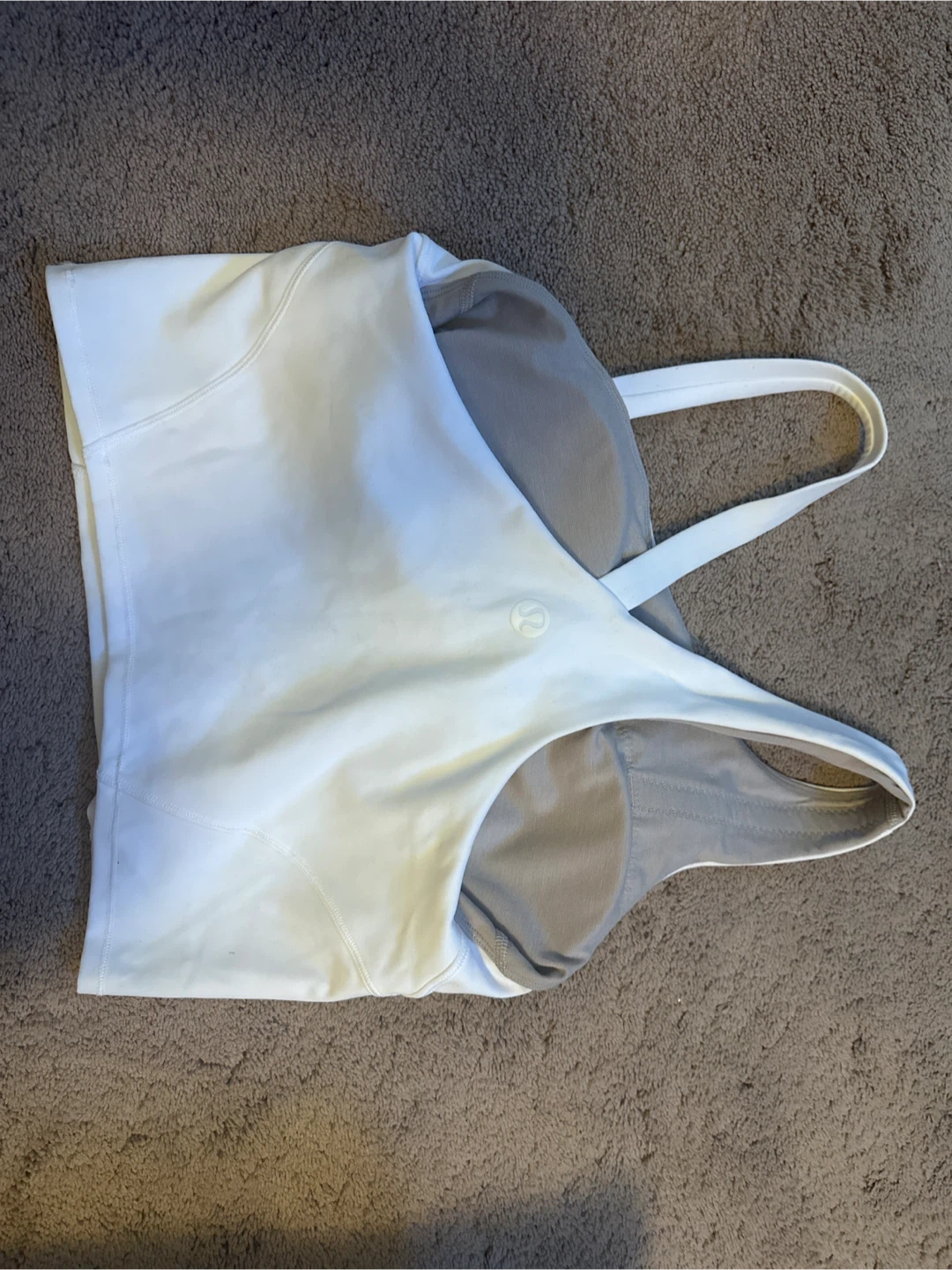 Lululemon White Sports Bra - photo 2