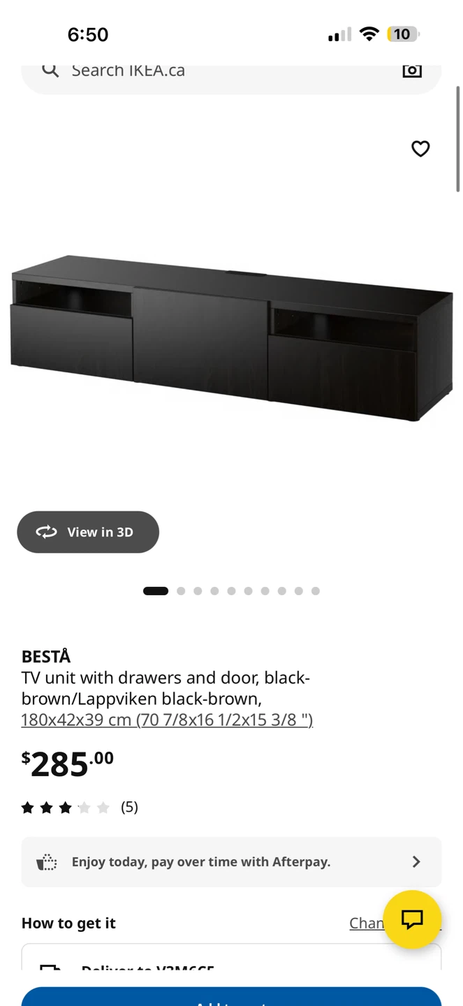 IKEA BESTÅ TV Unit with Drawers and Door - photo 2