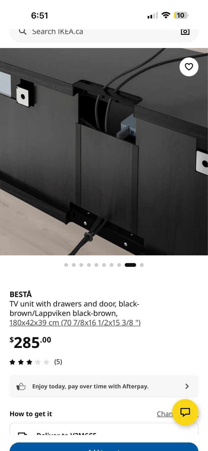 IKEA BESTÅ TV Unit with Drawers and Door - photo 3
