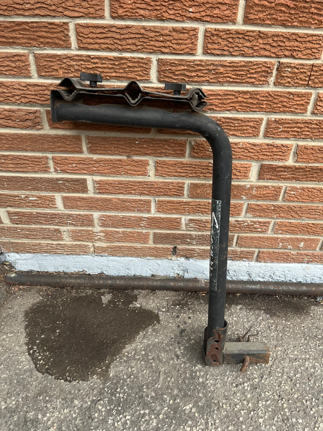 Black Bicycle Rack Hitch Mount