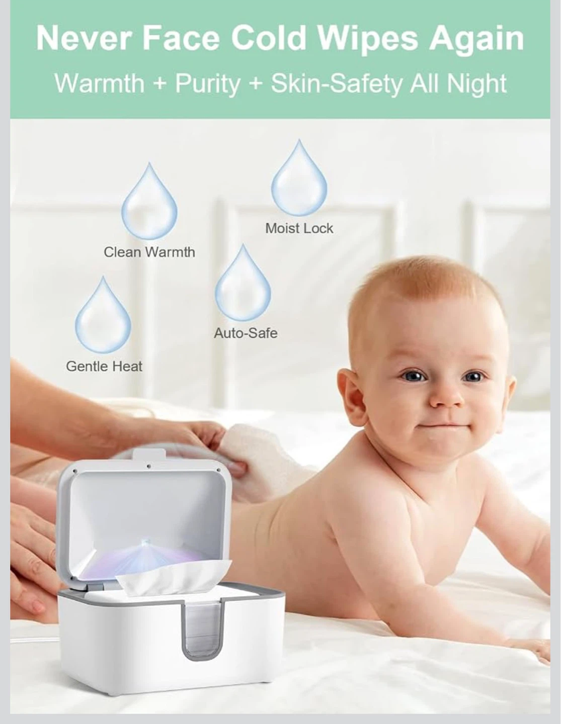 Mommy's Helper Baby Wipe Warmer with 3 Temperature Settings - photo 5