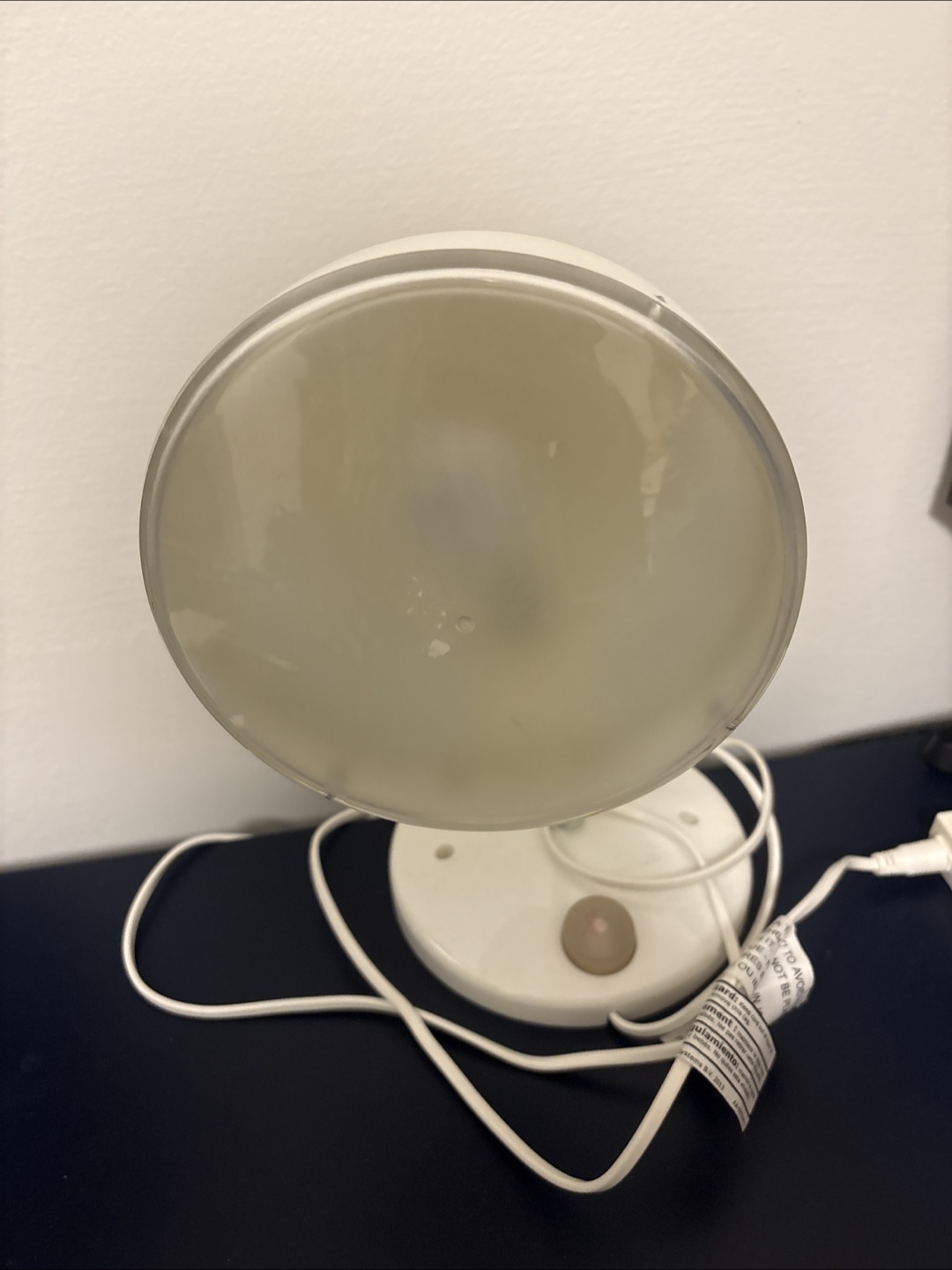 White Desk Lamp with Flexible Neck - photo 2