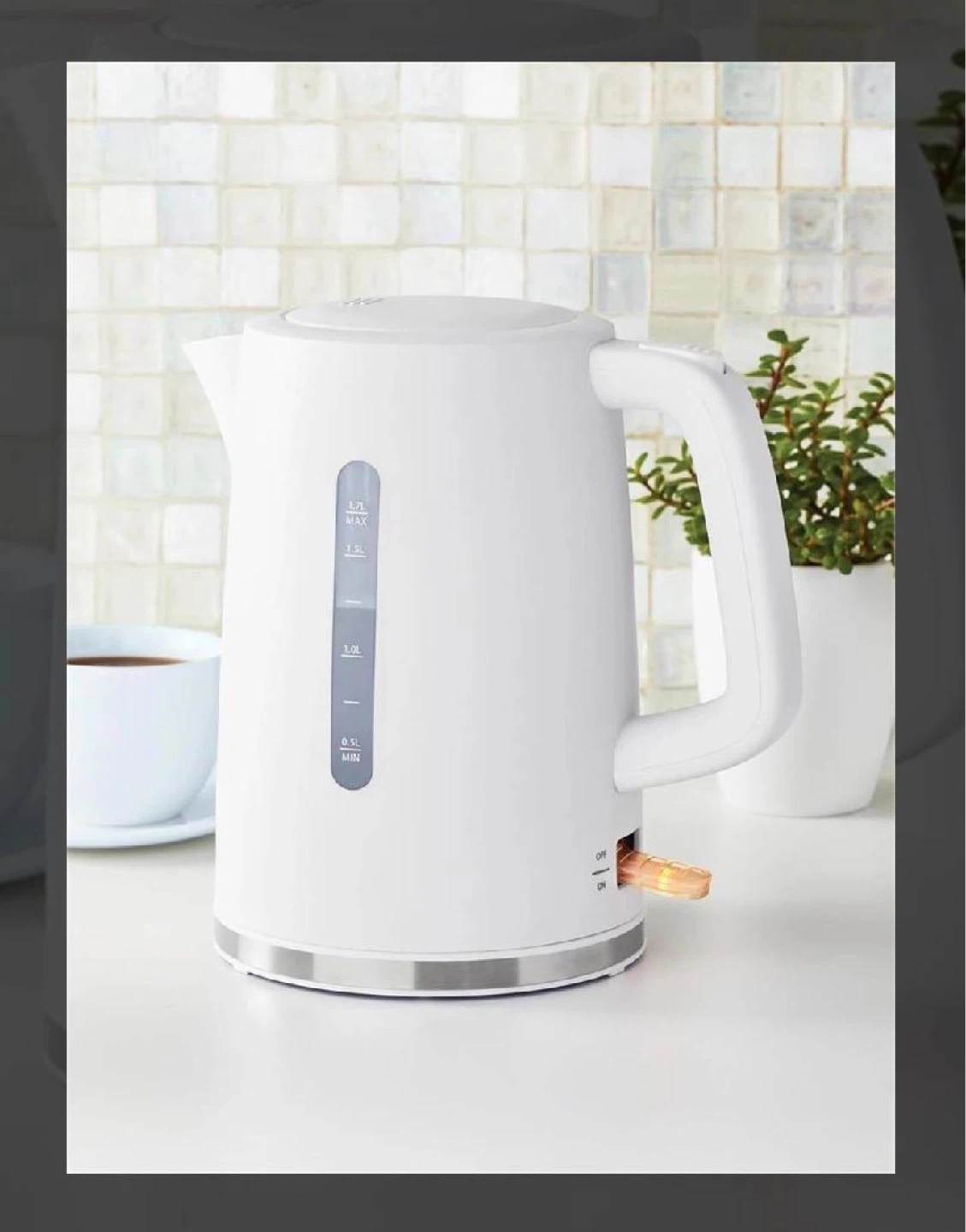 White Electric Kettle